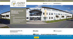 Desktop Screenshot of gizef.de