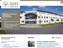 Tablet Screenshot of gizef.de